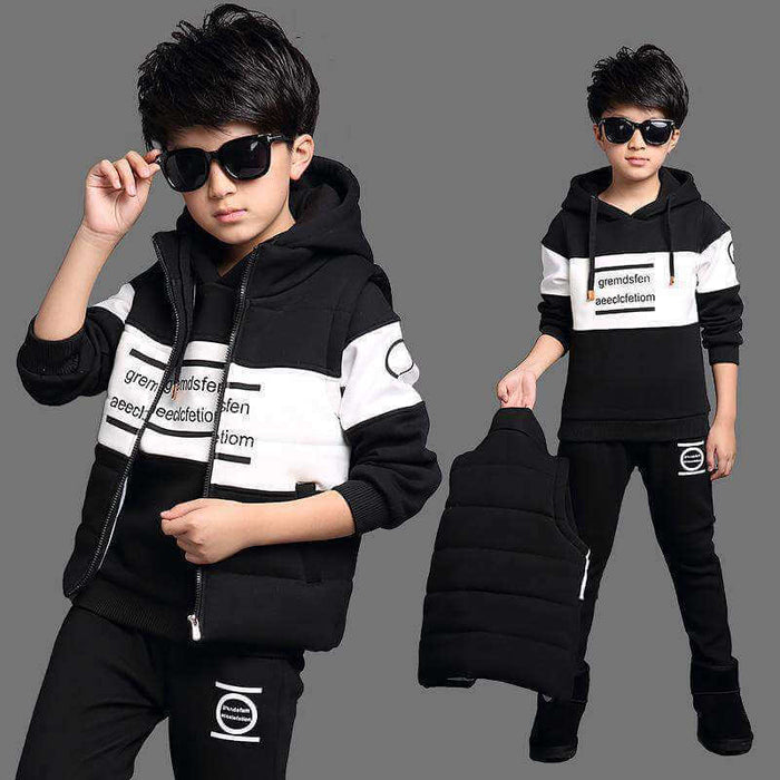 Boys Clothes Sport Suit three piece set.