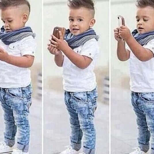 Boys Clothing Sets Baby Clothes Suit cotton blend fabric.