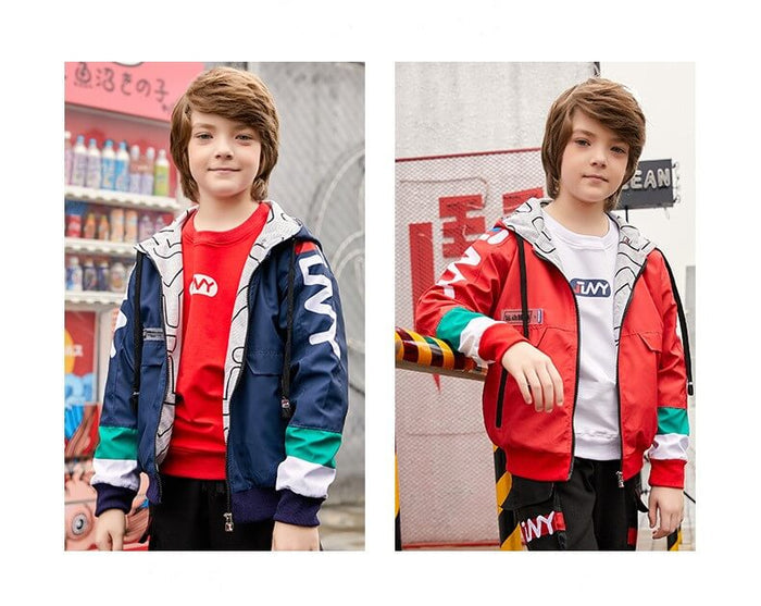 Boys Sports Jacket autumn winter outerwear.