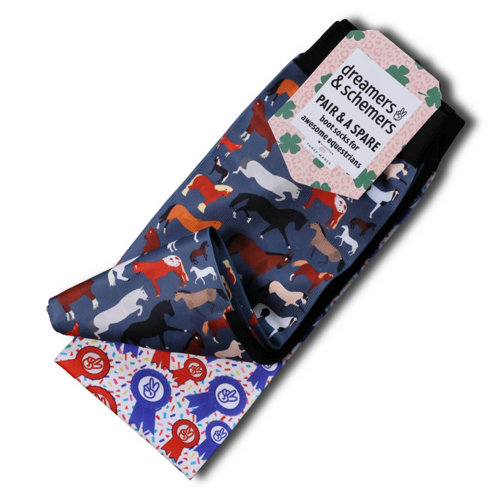 Breeds of the World Pair & A Spare Socks