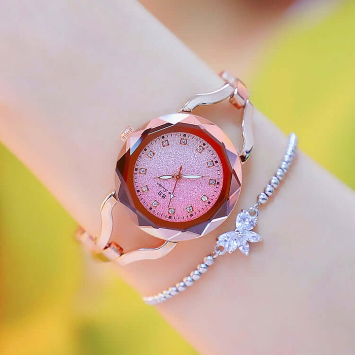 BS Bee Sister FA1565 Ladies Chain Watch opulent gold tone alloy strap jewelry variant profile