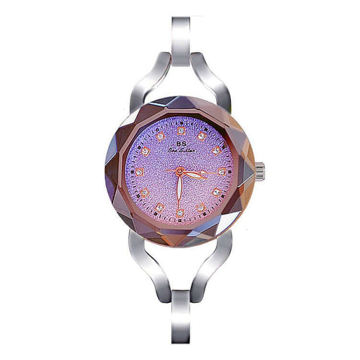 BS Bee Sister FA1565 Ladies Chain Watch romantic rose gold tone chain design premium wrist perspective
