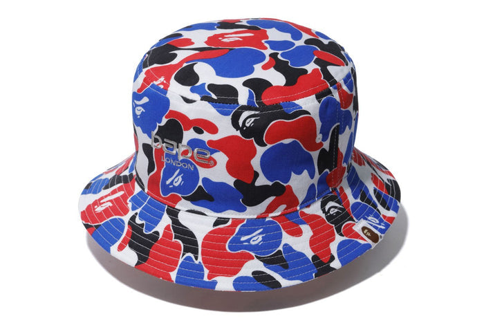 CARHARTT X BAPE STORE LONDON CAMO BUCKET HAT