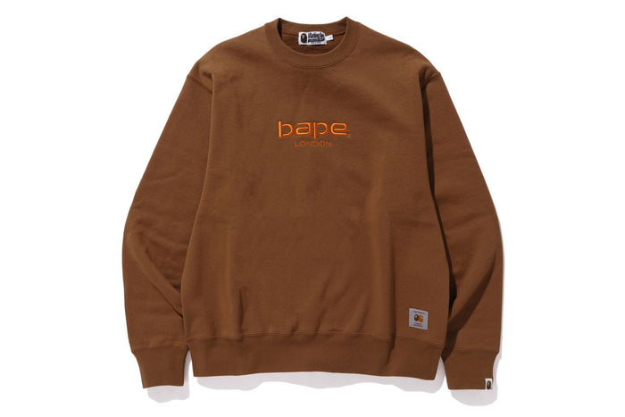 CARHARTT X BAPE STORE LONDON RELAXED CREWNECK