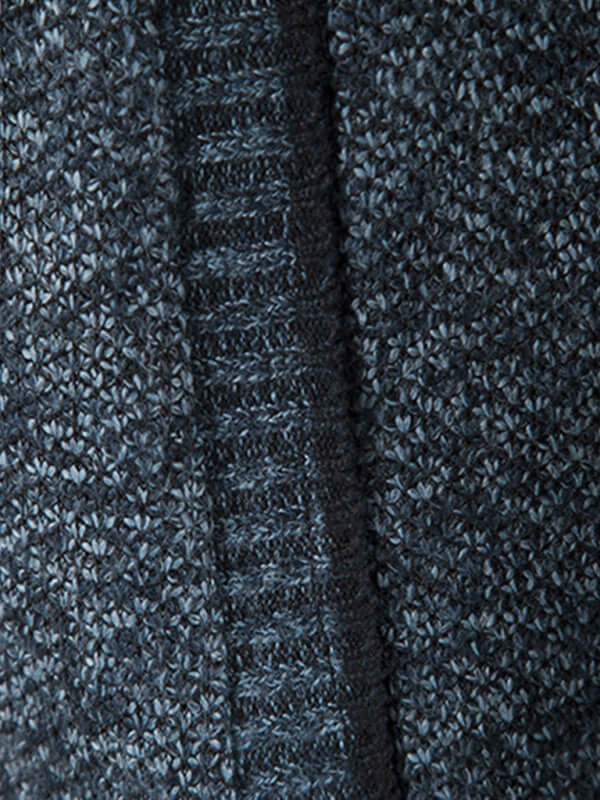 Casual Stand Collar Knit Zip Jacket for Men trendy minimalist fashion style
