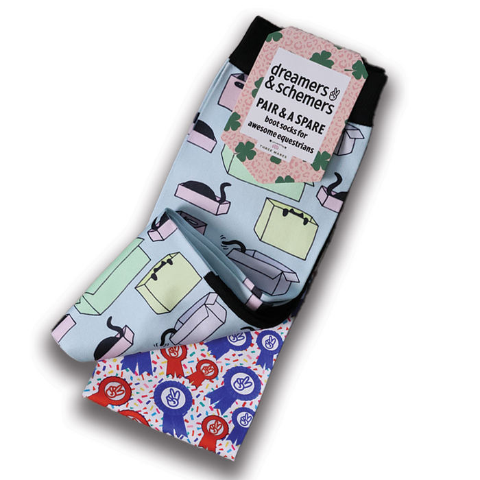 Cat In A Box Pair & A Spare Boot Socks