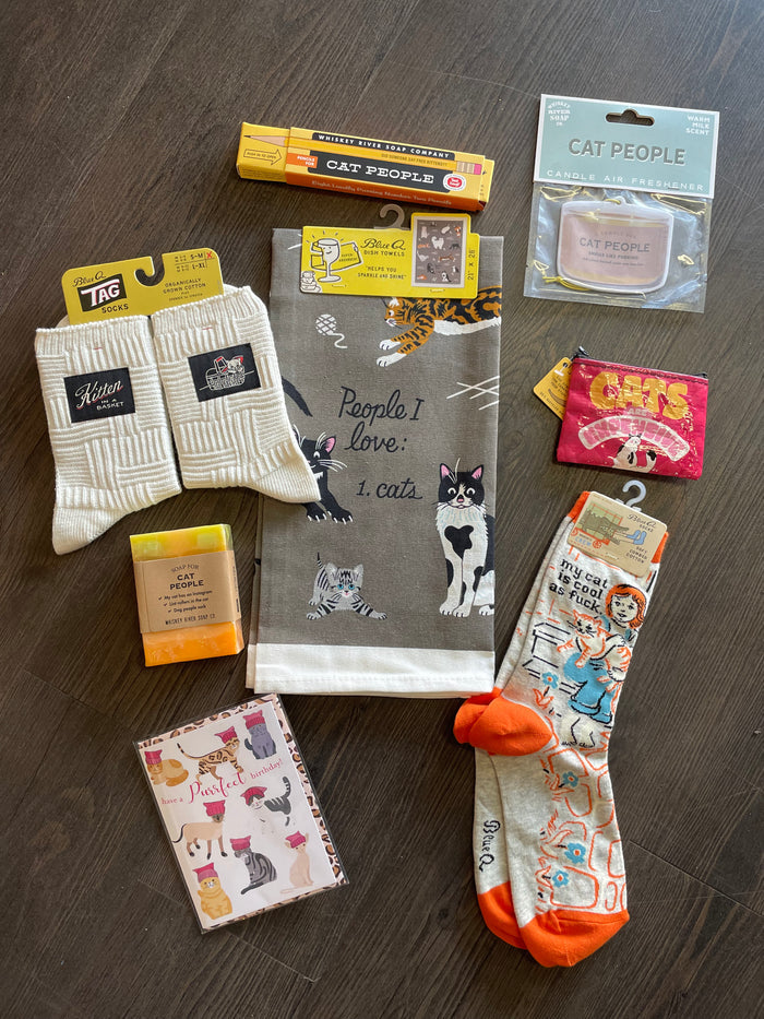 Cat Lovers Gift Basket