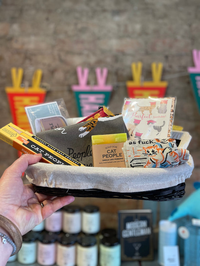 Cat Lovers Gift Basket