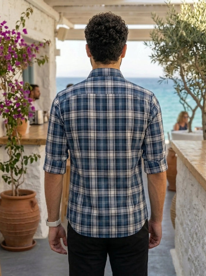 Checkered  Full Sleeve Shirts LEON