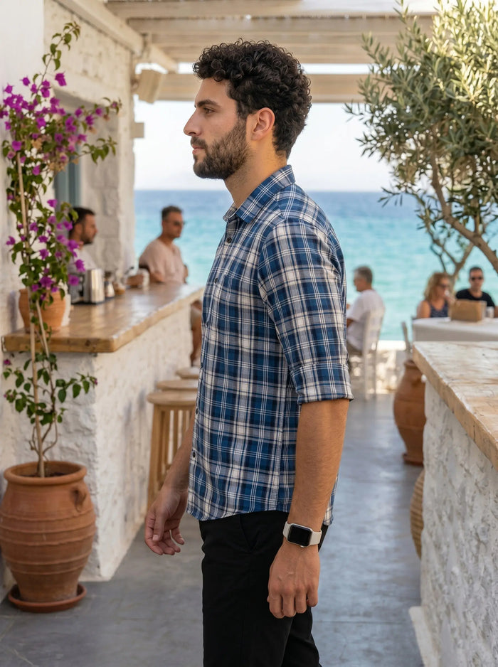 Checkered  Full Sleeve Shirts LEON