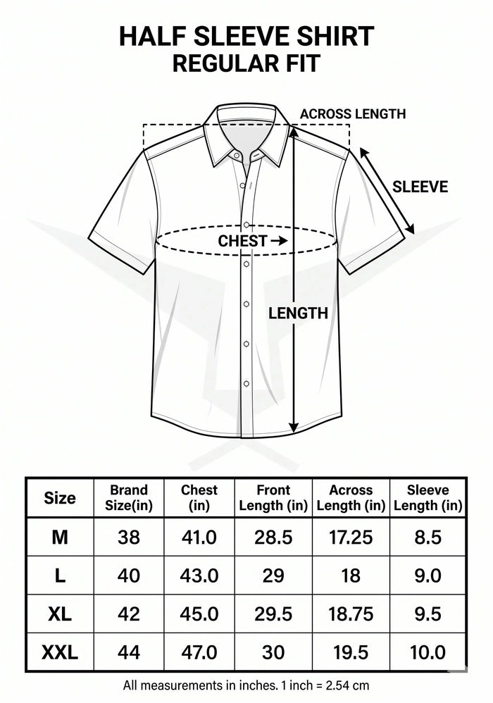 Checkered Poly Cotton Half Sleeve Shirt LEON