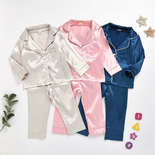 Children Bathrobe Casual Cotton Fashion Suit purple front view.