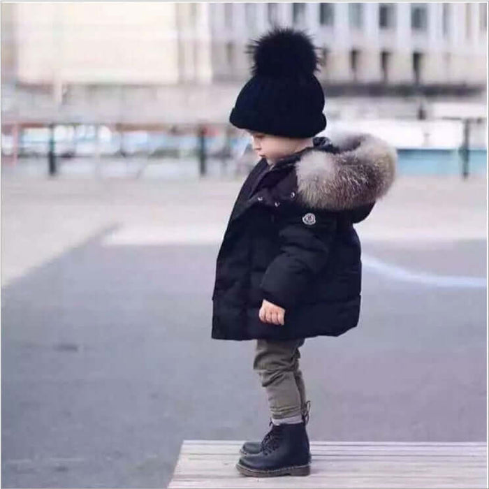 Childrens Thick Cotton Jacket With Hood And Soft Treatment size 80 length 37cm bust 65cm
