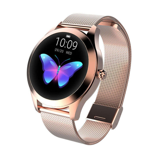 Chivo kw10pro Womens Smart Watch Steel Slim Fit technical profile grid mapping dial metrics and alloy configurations