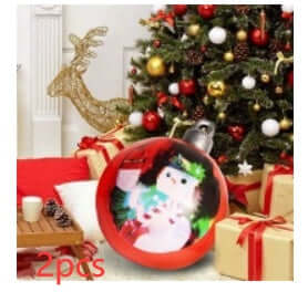 Double Sided Red Snowman / 2PCS / 60cm