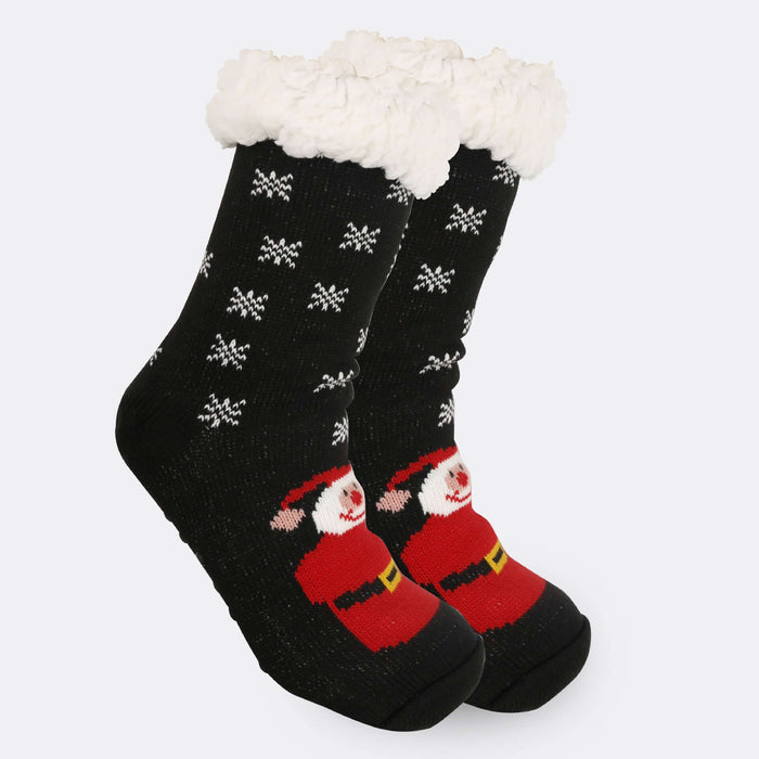 Christmas Women Thick Fleece Lined Room Socks holiday gift idea