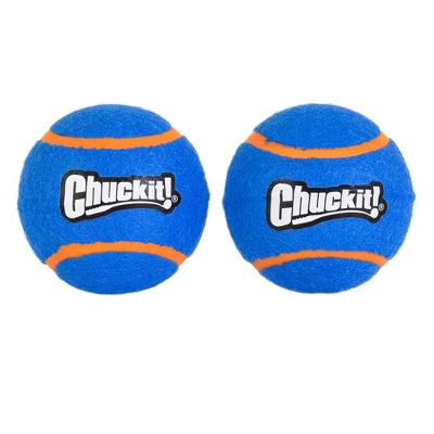 Chuckit! Squeaker Tennis Ball Dog Toy - Medium 2-Pack