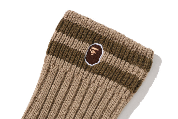 CHUNKY RIBBED CREW SOCKS