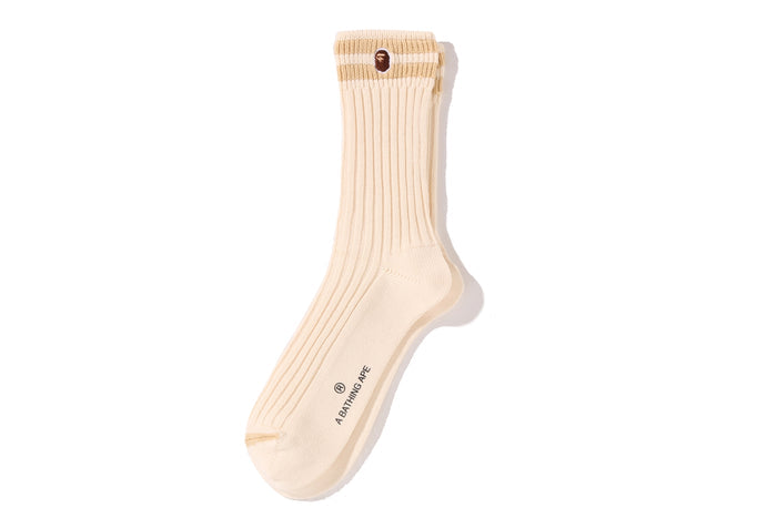 CHUNKY RIBBED CREW SOCKS