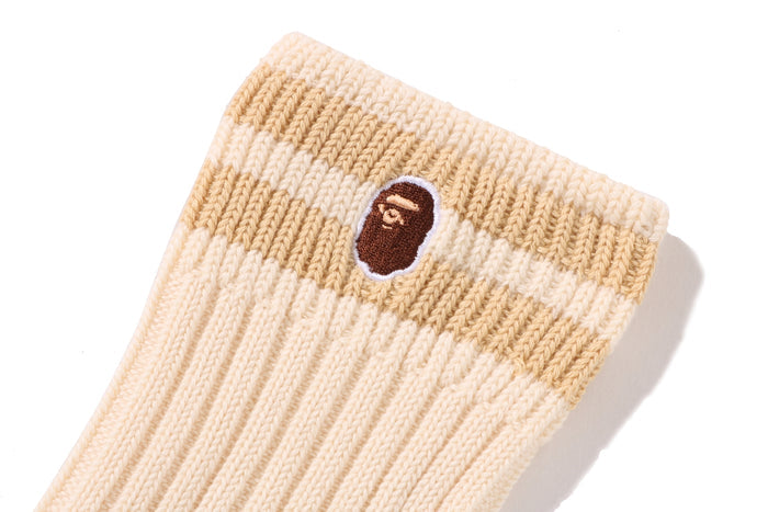 CHUNKY RIBBED CREW SOCKS
