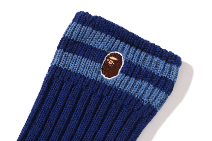 CHUNKY RIBBED CREW SOCKS
