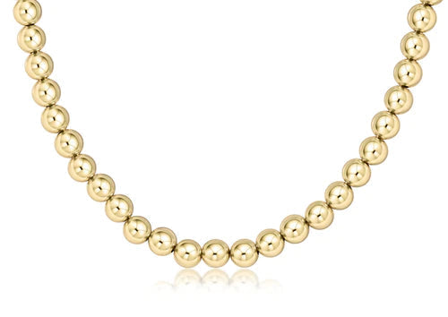 Classic Beaded Necklace - Gold - Molly + Kate