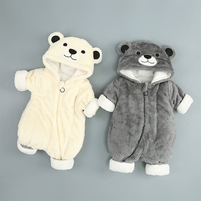 Clothes Plus Cotton Onesies winter bear romper.