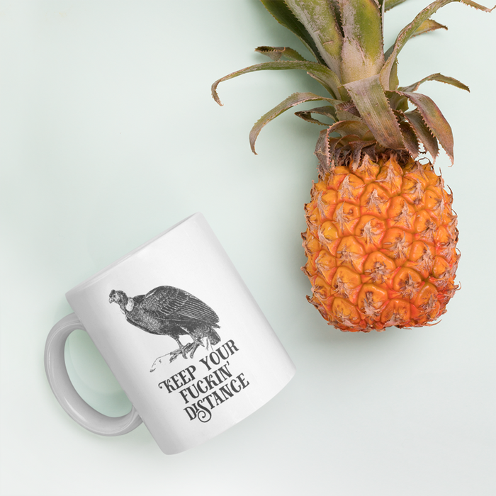 Vulture Keep your Fucking Distance Mug