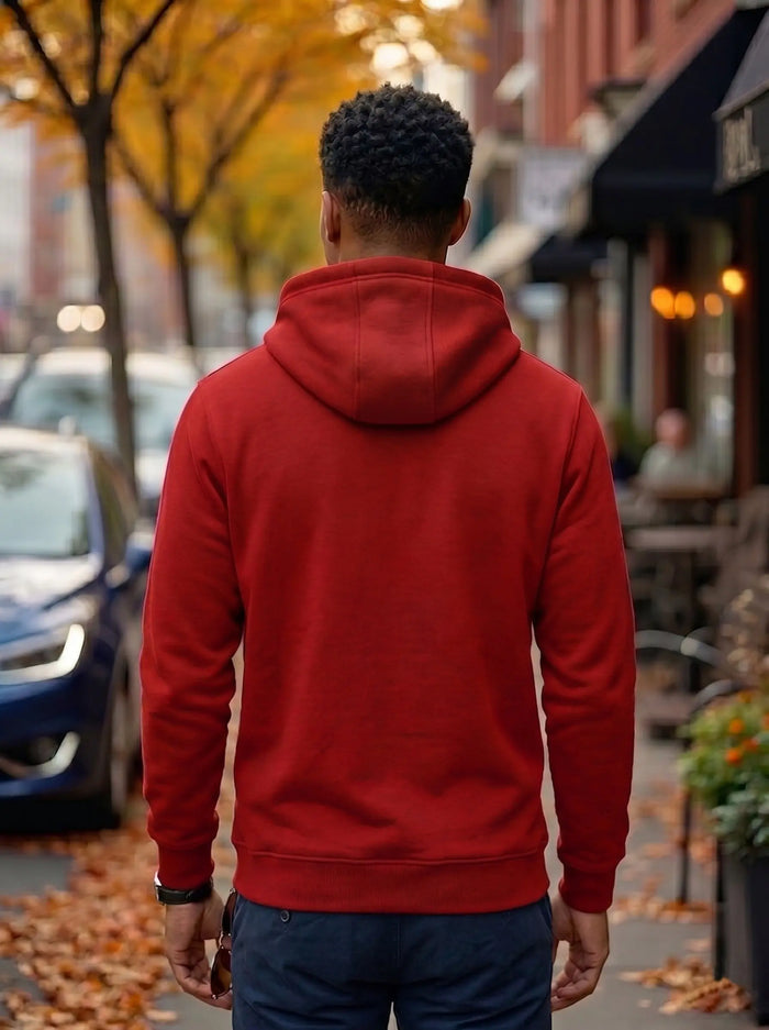 Color Block Cut & Sew Full Sleeve Pullover Hoodie LEON