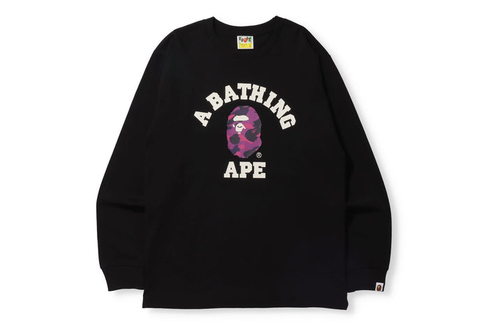 COLOR CAMO COLLEGE L/S TEE