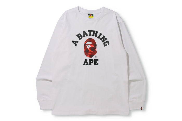 COLOR CAMO COLLEGE L/S TEE