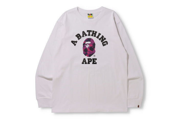 COLOR CAMO COLLEGE L/S TEE