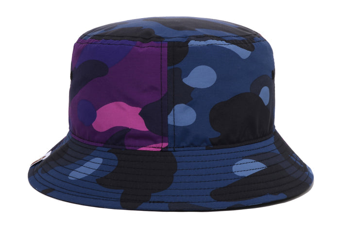 COLOR CAMO CRAZY PATTERN BUCKET HAT