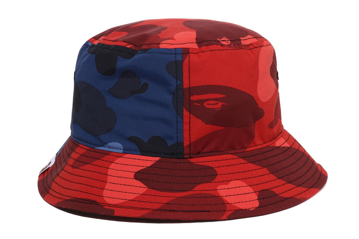 COLOR CAMO CRAZY PATTERN BUCKET HAT