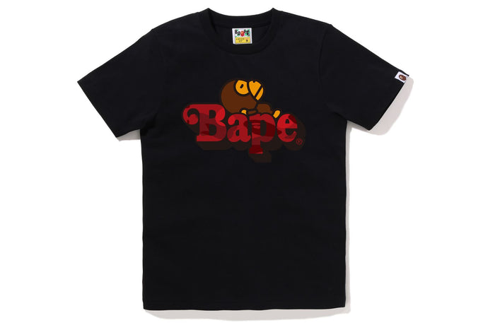COLOR CAMO MILO ON BAPE TEE