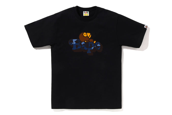 COLOR CAMO MILO ON BAPE TEE