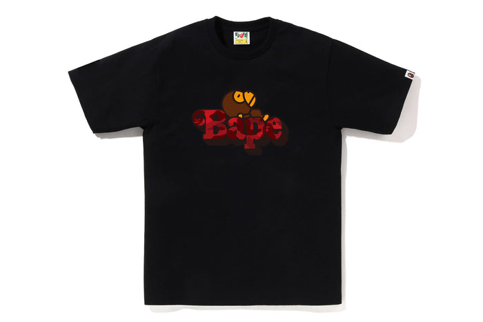 COLOR CAMO MILO ON BAPE TEE