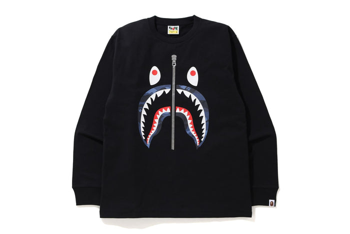 COLOR CAMO SHARK L/S TEE