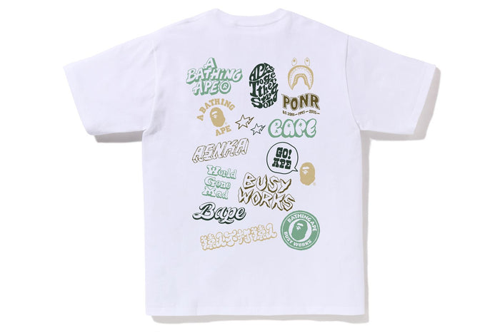 COLORS BAPE GRAFFITI TEE