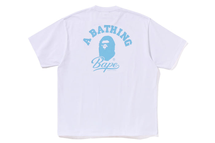 CURSIVE COLLEGE LOGO RELAXED FIT TEE