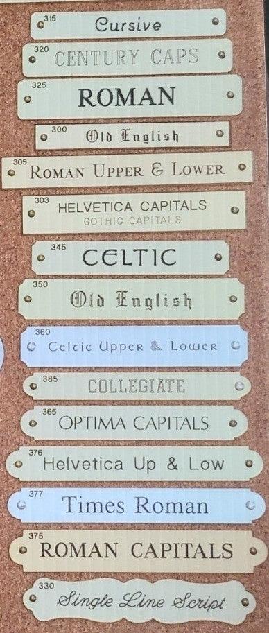 Custom Nameplate from The Engraver - The In Gate