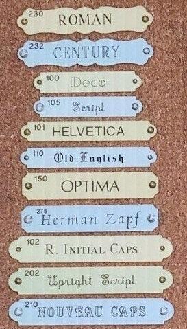 Custom Nameplate from The Engraver - The In Gate