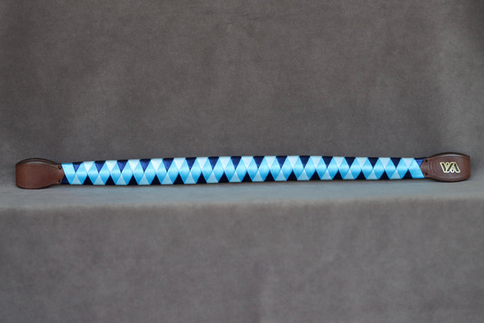 Devon Special Browband by VEZZA - 3 Ribbon Zigzag Design