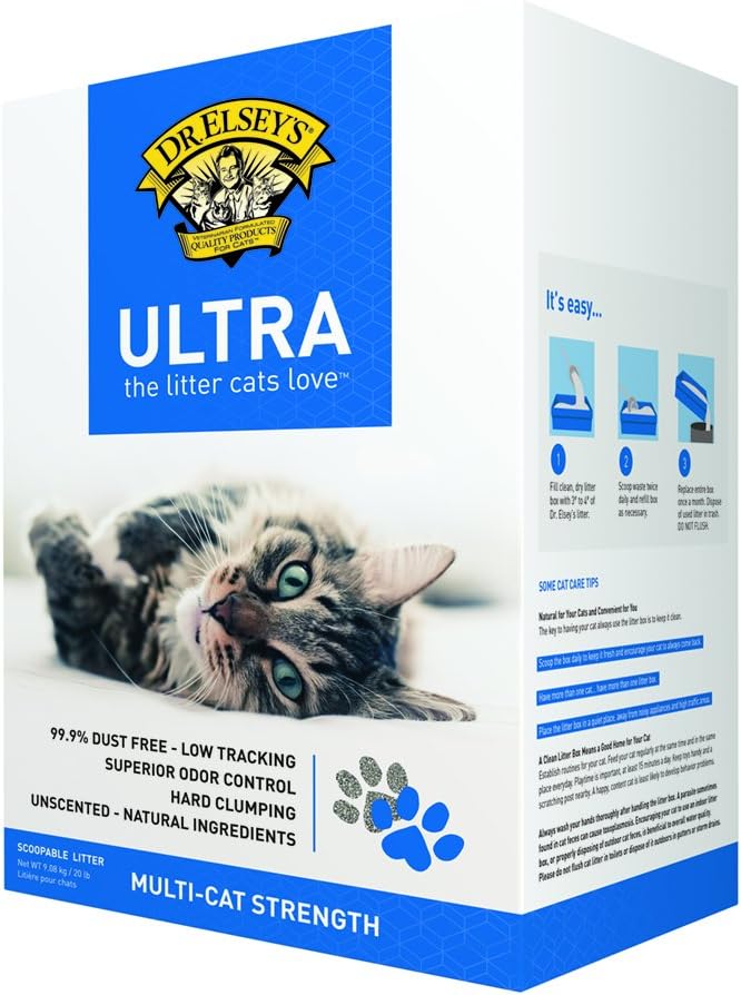 Dr. Elsey's Ultra Clay Clumping Cat Litter - Dog.Dog.Cat.