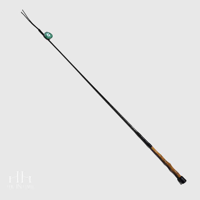 Dressage Whip with Holly Handle and Black Shaft, 100 cm/40 inches