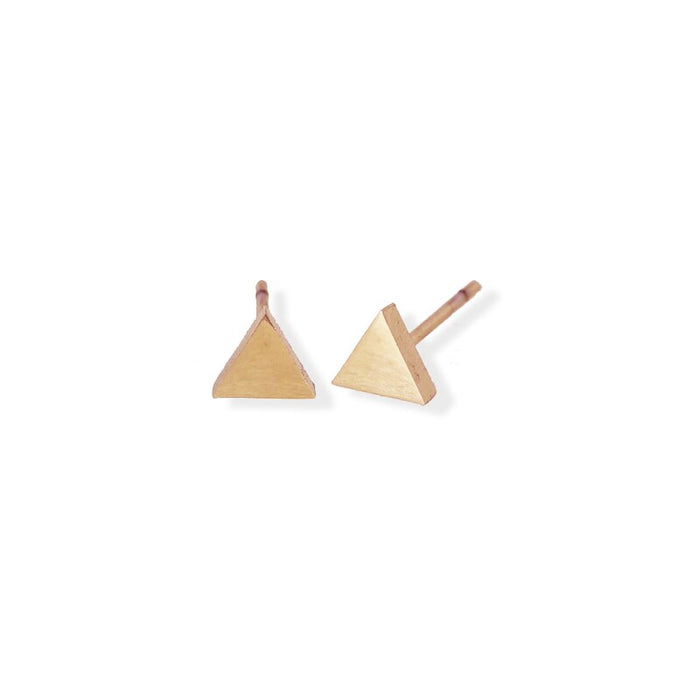 Gold Triangle Stud