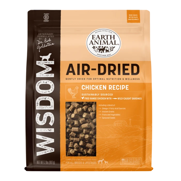 Earth Animal Wisdom Air Dried Dog Food - Sea to Stream, Chicken, Turkey - Dog.Dog.Cat.