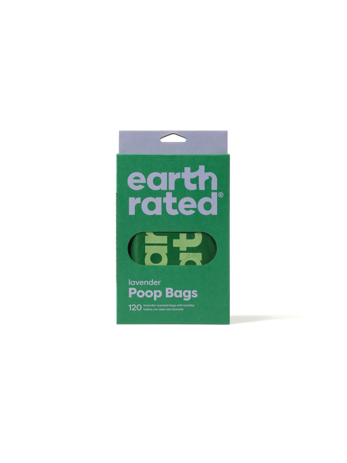 Earth Rated Lavender Easy-Tie Poop Bags 120ct - Dog.Dog.Cat.