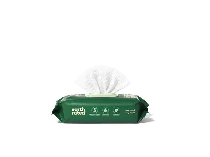 Earth Rated Unscented Dog Grooming Wipes 100ct - Dog.Dog.Cat.