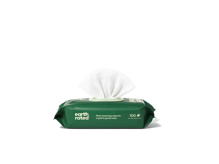 Earth Rated Unscented Dog Grooming Wipes 100ct - Dog.Dog.Cat.